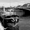 Péniche Alma noir et blanc